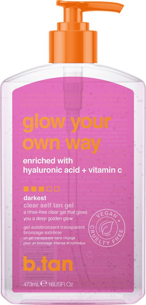 b tan clear gel